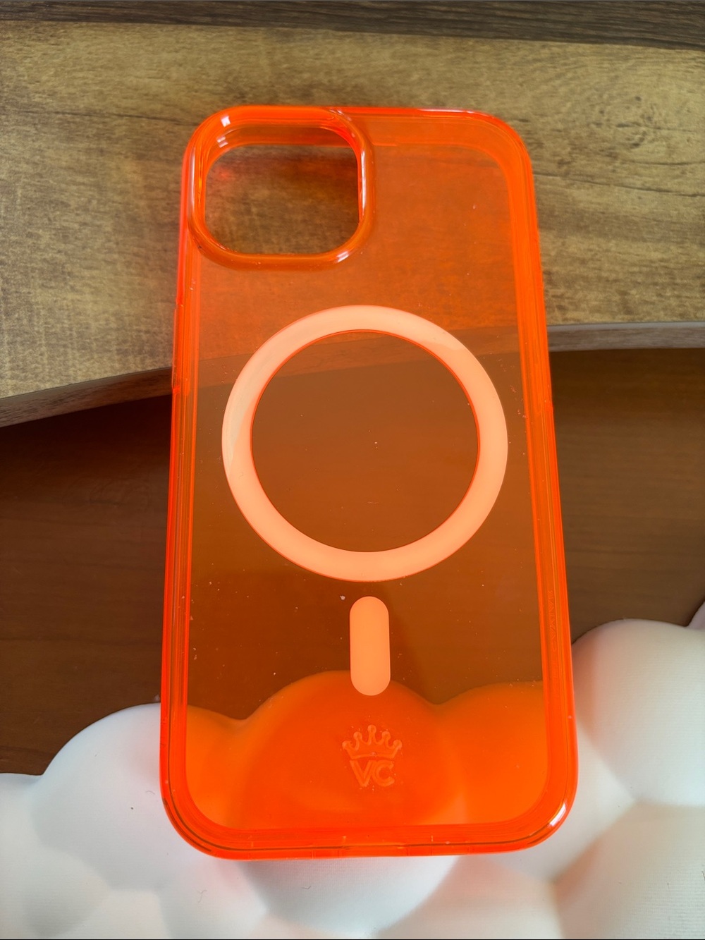 Velvet Caviar Neon Orange MagSafe iPhone Case